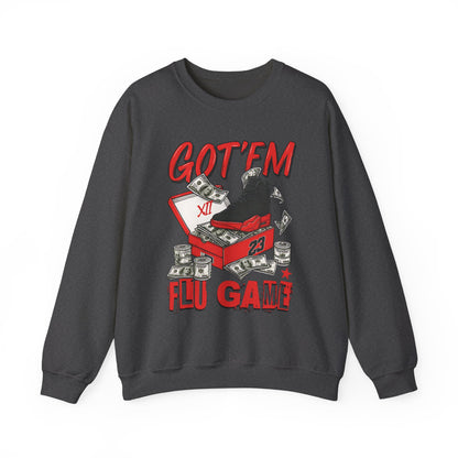 Streetwear Sneakerhead Match Jordan 12 Retro Flu Game Sweatshirt