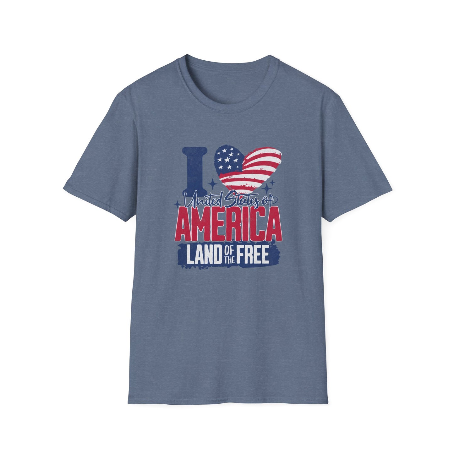 I Love United States of America 4th of July T-Shirt