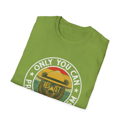 Only You Can Prevent Fascism Funny Resist USA Democracy T-Shirt