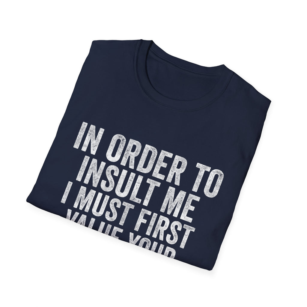 Joke Sarcastic Tee Hilarious Adult Graphic T-shirts