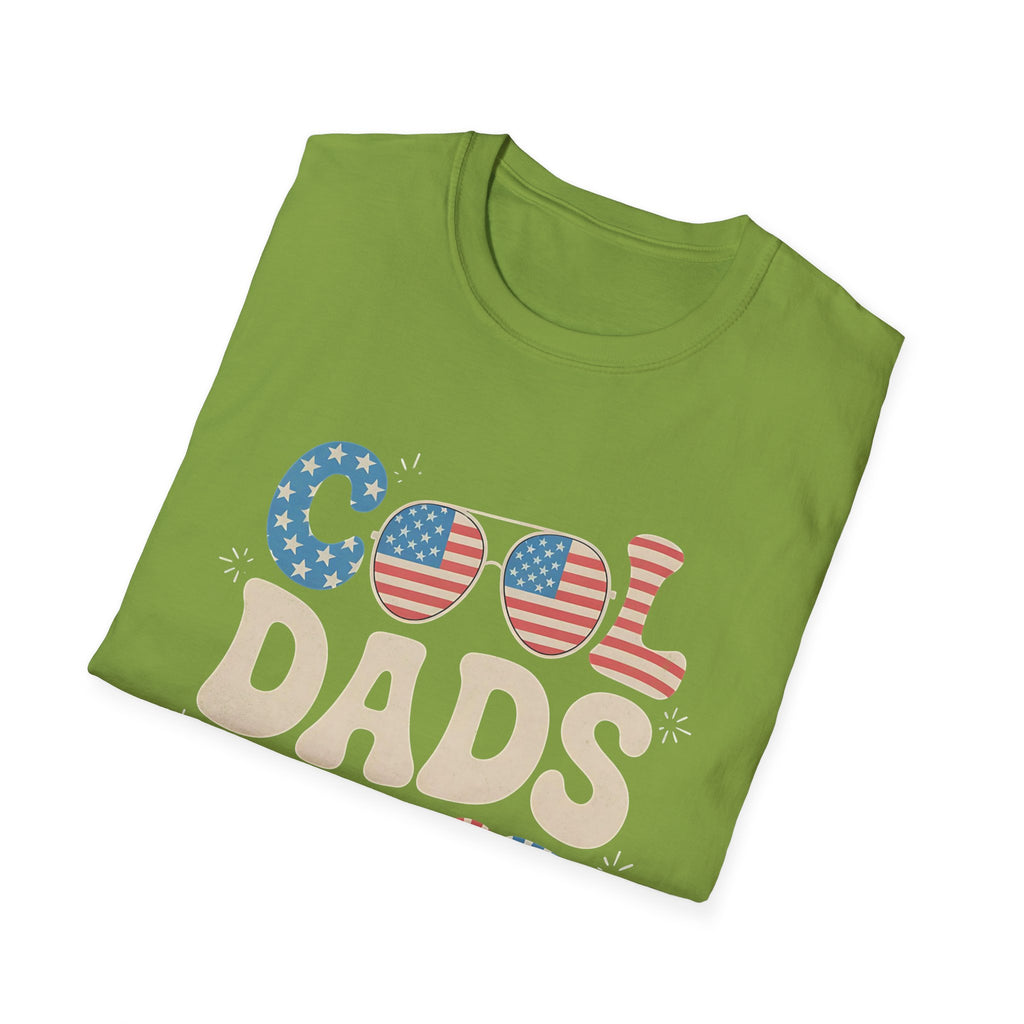 USA 4th of July Cool Dads Club America Father's Day T-shirt