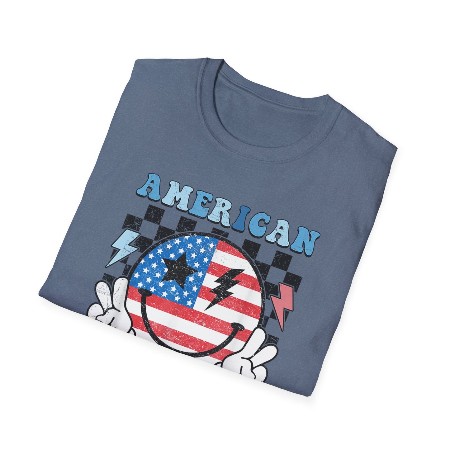 Vintage Peace Sign American Girl T-shirt