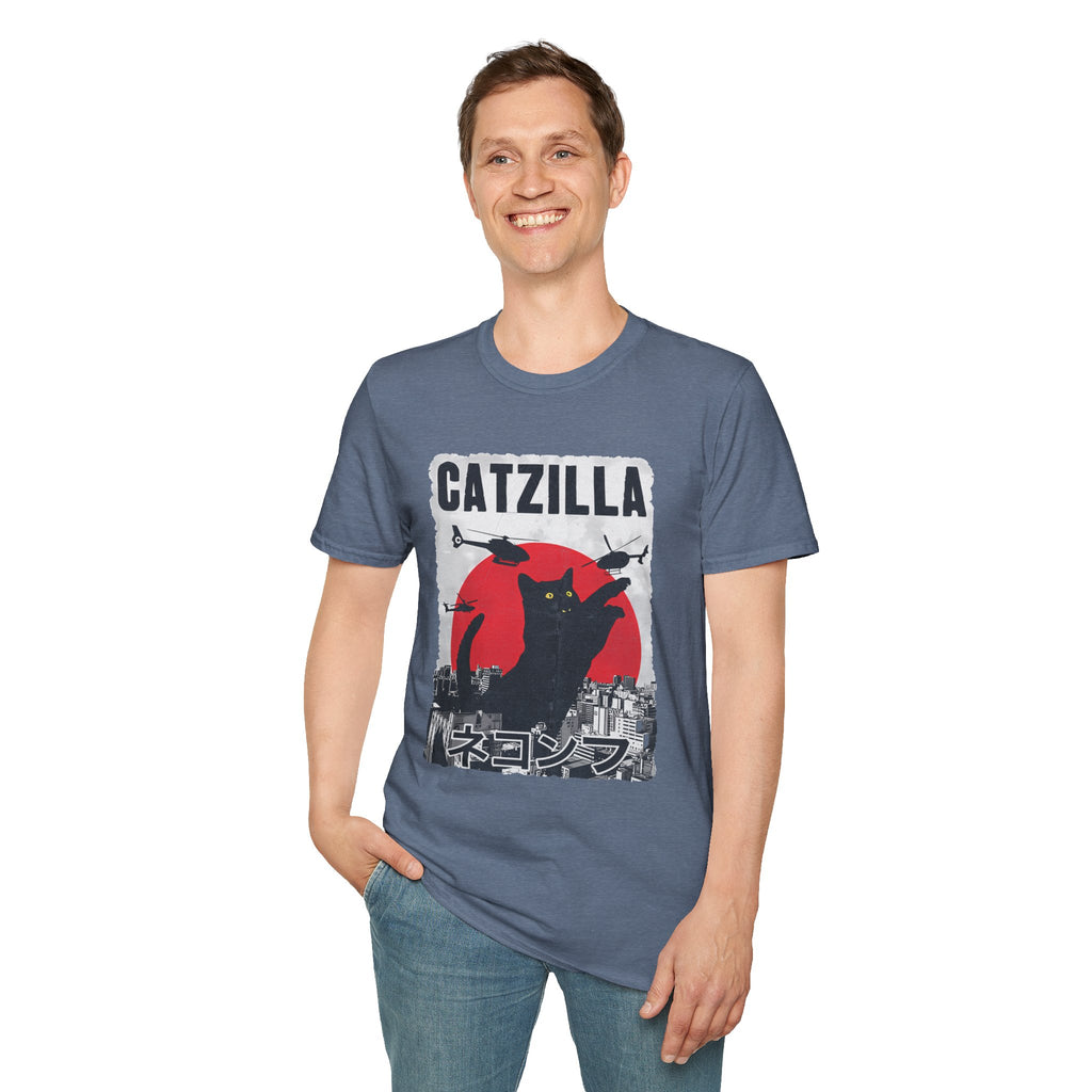 Catzilla Pop Culture Godzilla T-Shirt