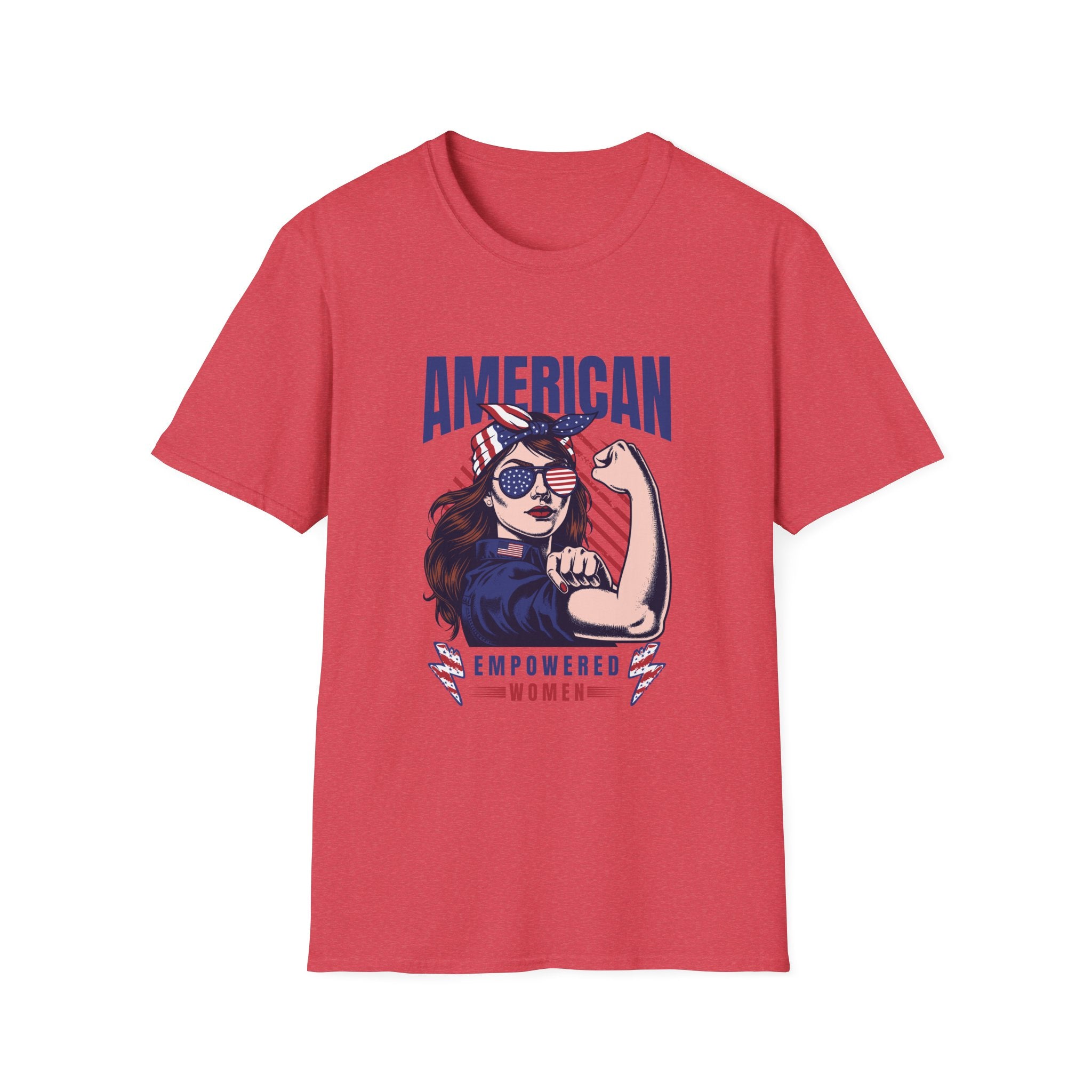 American Empowered Woman 4th of July Gifts Women's T-shirt