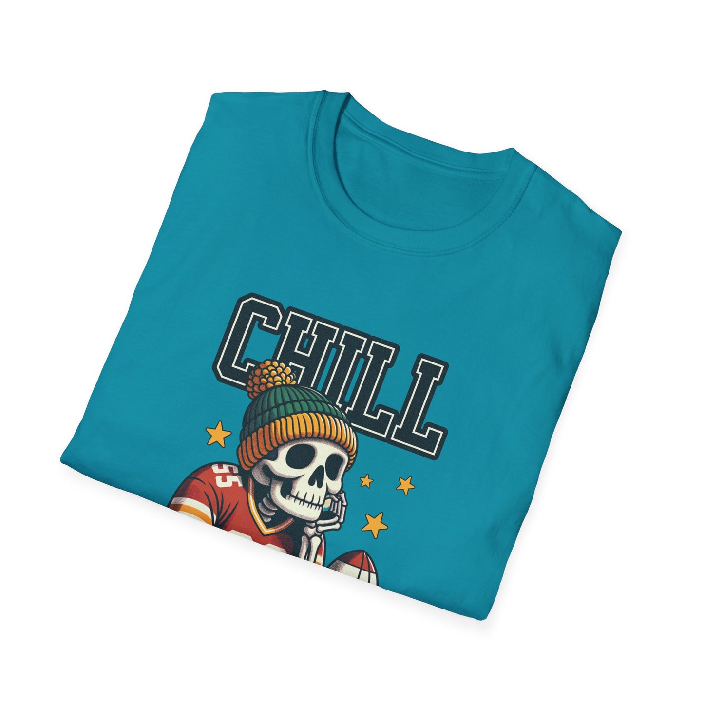 Coffee, Chill & Game Day Football Season T-Shirt