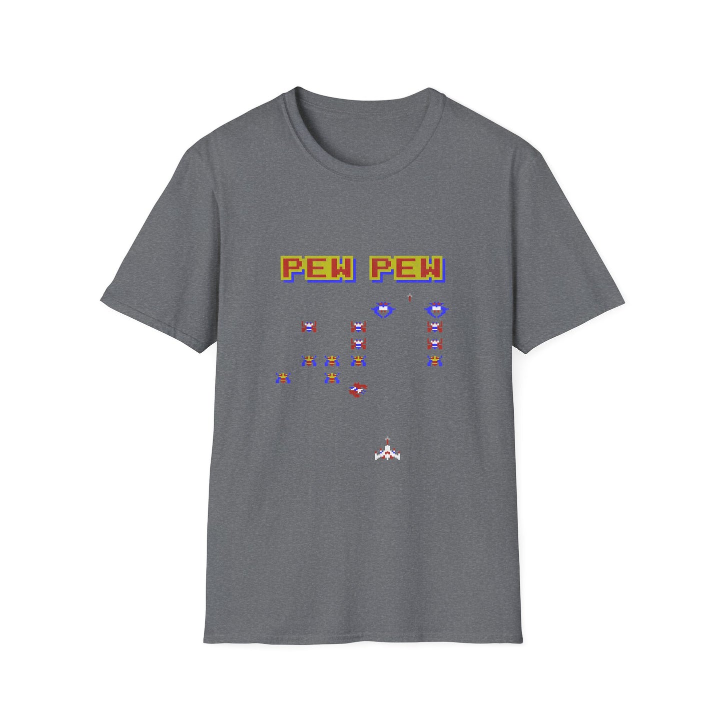 PEW PEW Retro Video Game Vintage Gaming Gamer T-Shirt