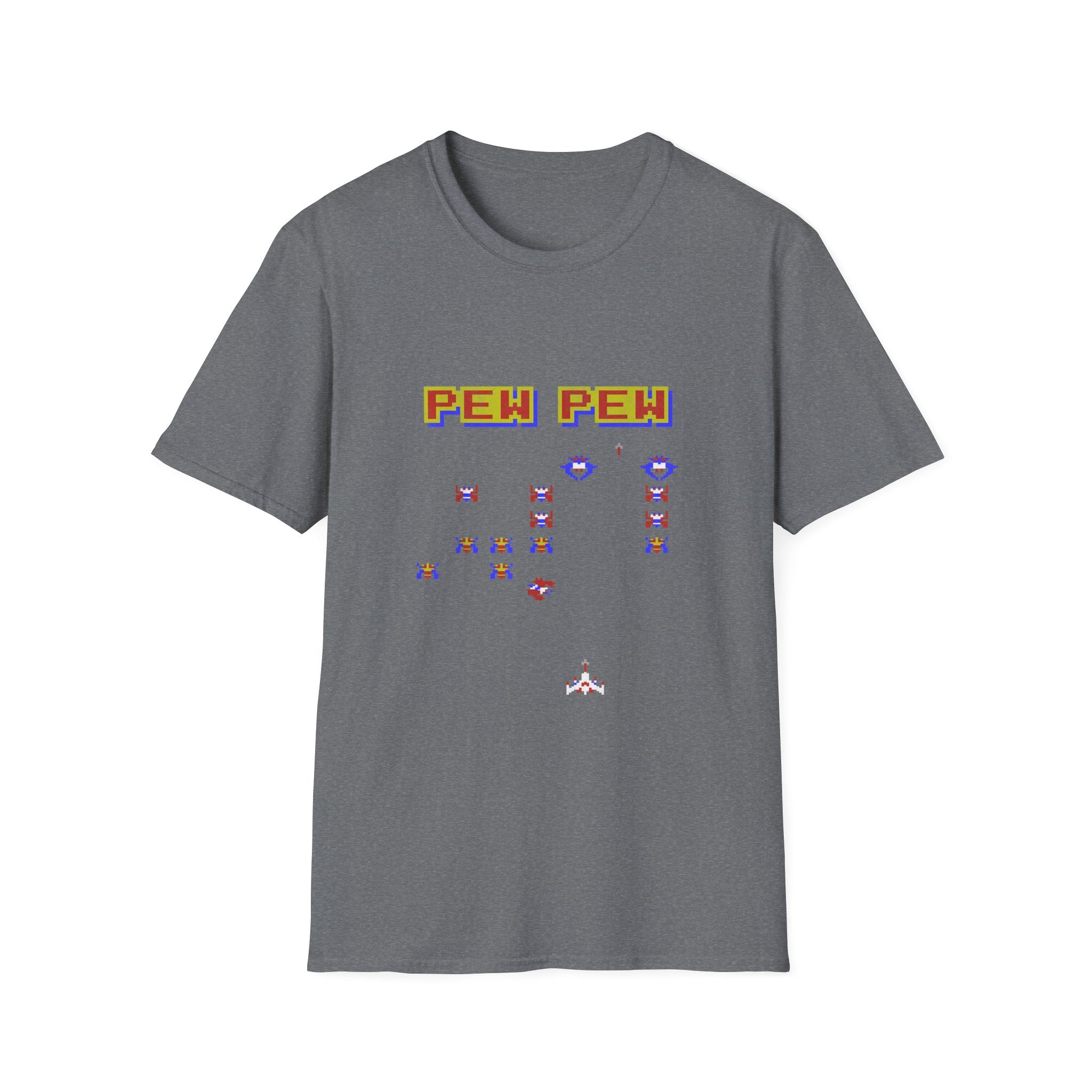 PEW PEW Retro Video Game Vintage Gaming Gamer T-Shirt