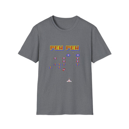 PEW PEW Retro Video Game Vintage Gaming Gamer T-Shirt