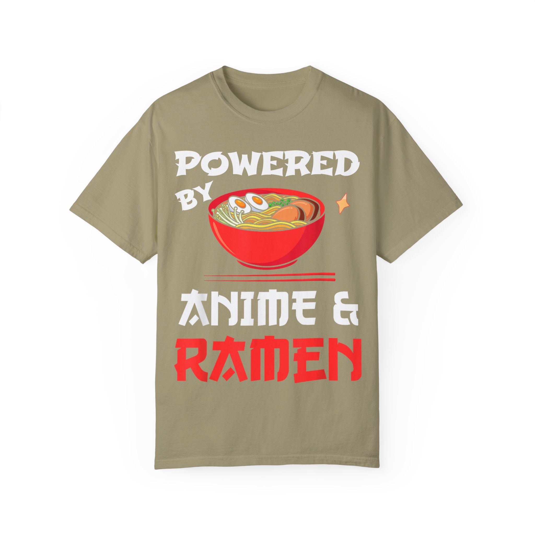 Powered by Anime & Ramen Anime T-shirt