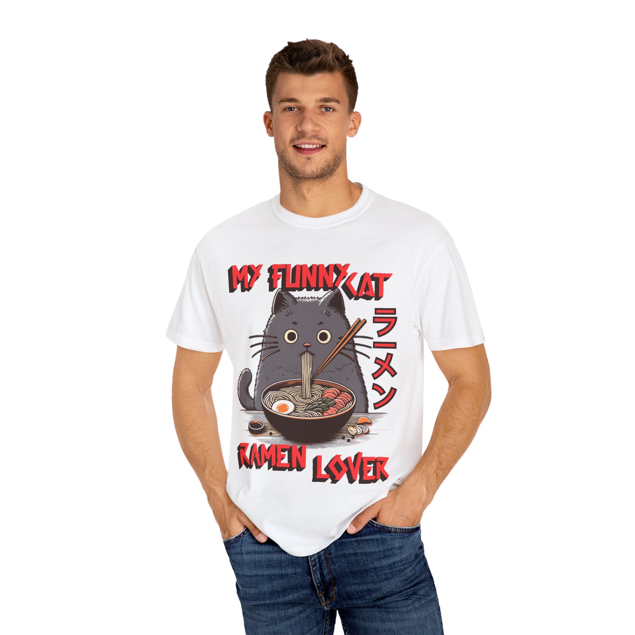 My Funny Cat Ramen Anime Lover T-shirt
