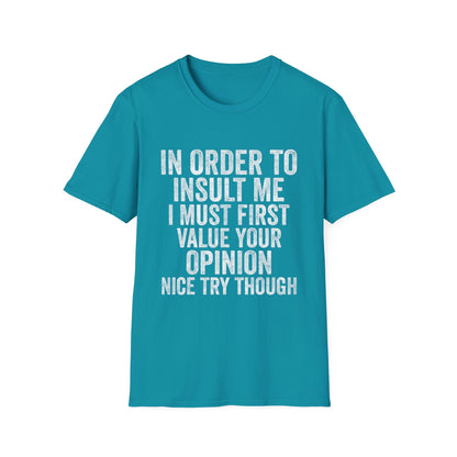 Joke Sarcastic Tee Hilarious Adult Graphic T-shirts