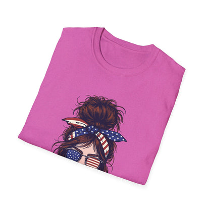 4th of July Gifts for Mothers American Mom T-shirt
