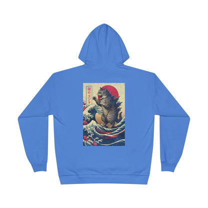 Kaiju Japan Streewear Catzilla Anime Godzilla Cat Hoodie