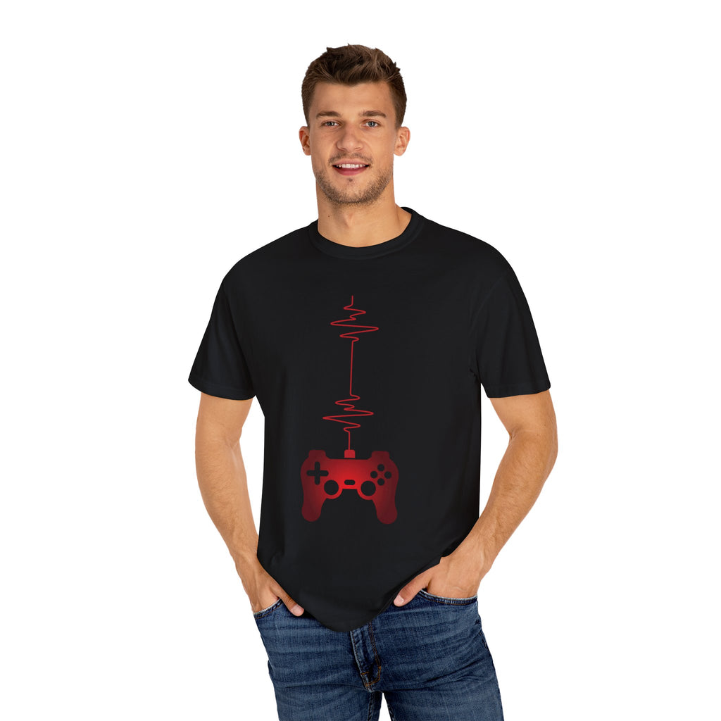 I Love Gaming Heartbeat Gamer T-shirt