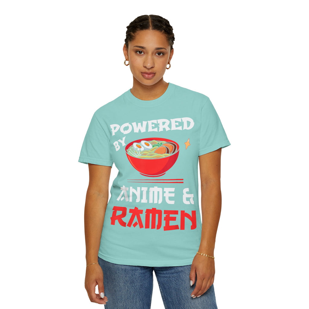 Powered by Anime & Ramen Anime T-shirt
