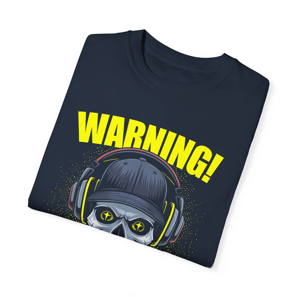 Warning: May Yell at Video Games Gamer T-shirt