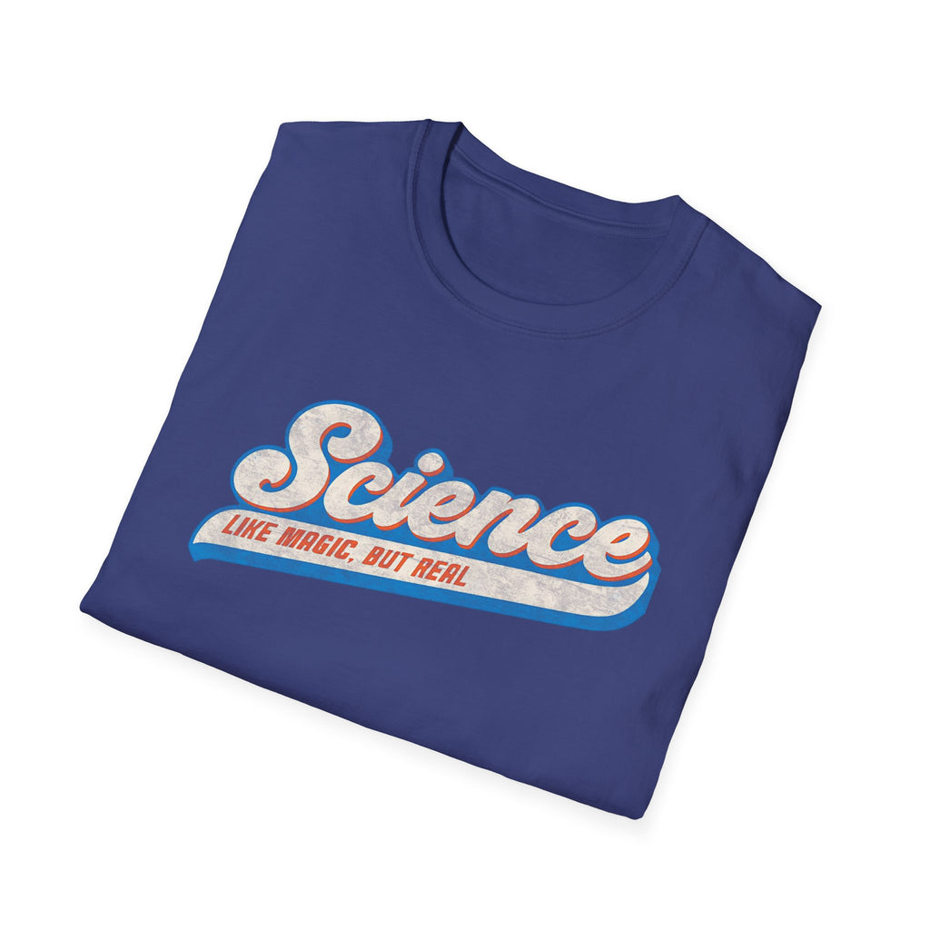 Funny Retro Science Like Magic but Real Vintage Science T-Shirt