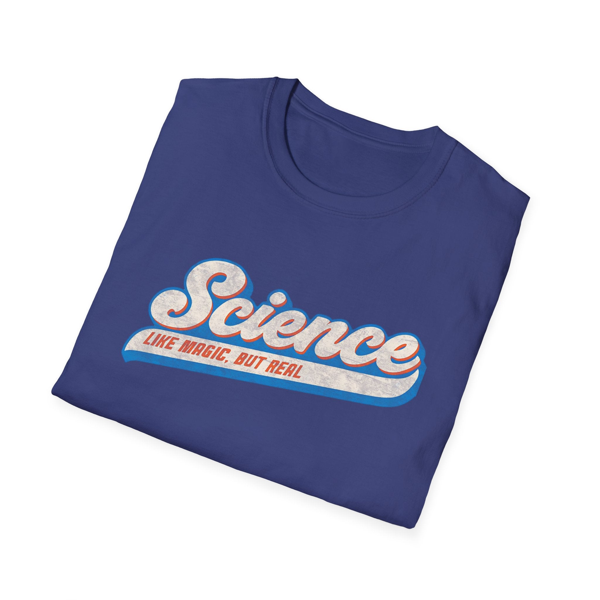 Funny Retro Science Like Magic but Real Vintage Science T-Shirt