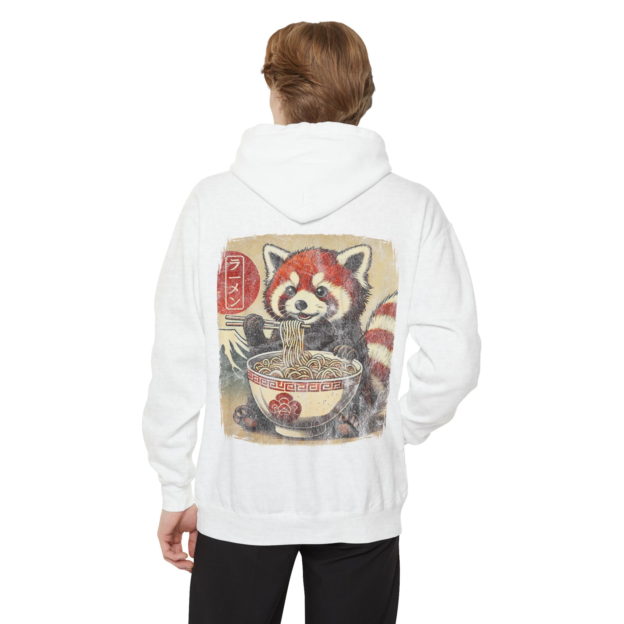 Japanese Anime Red Panda Ramen Hoodie