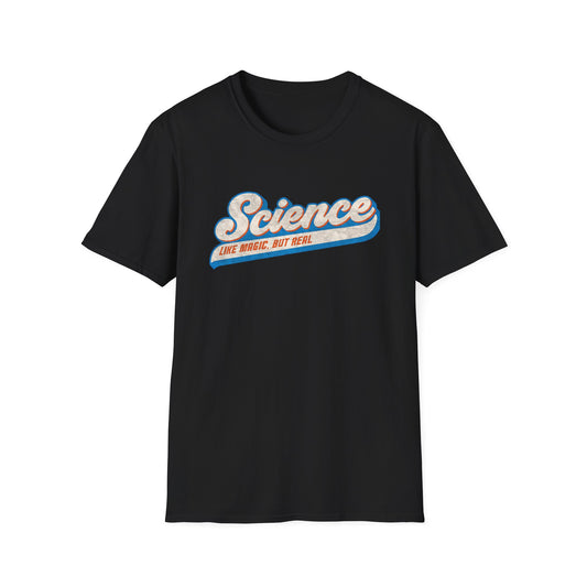 Funny Retro Science Like Magic but Real Vintage Science T-Shirt