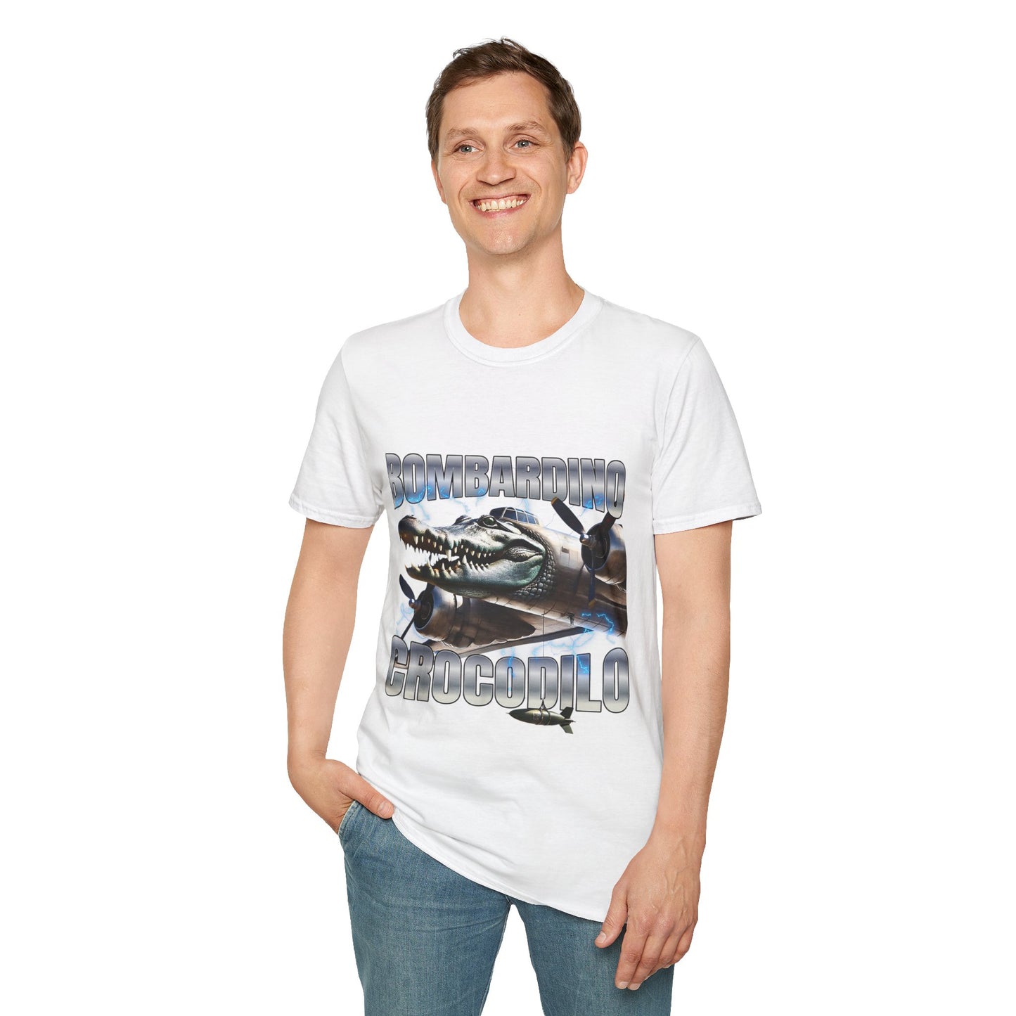 Funny Meme Bombardino Crocodilo T-shirt