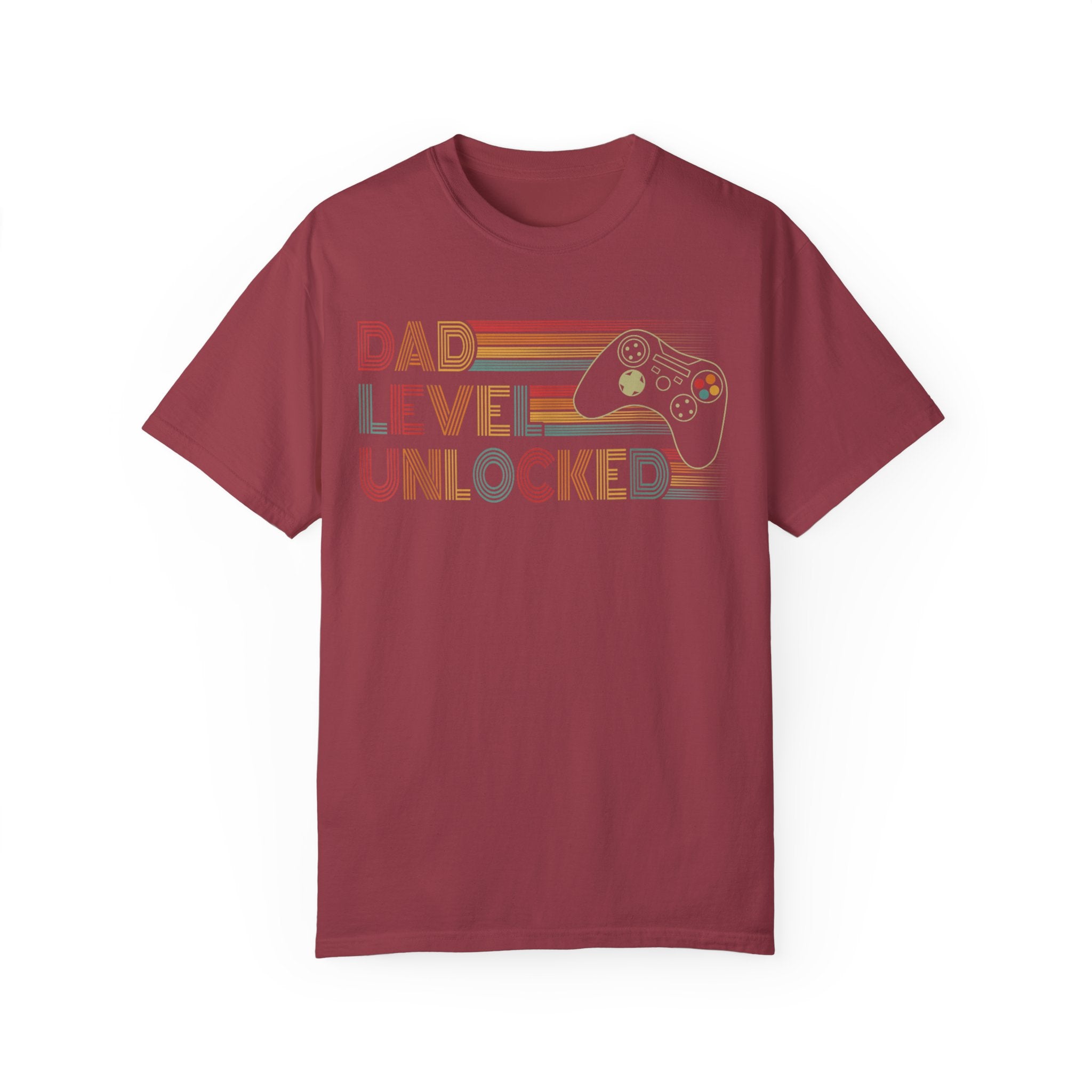 Dad Level Unlocked Retro Gaming Dad T-shirt