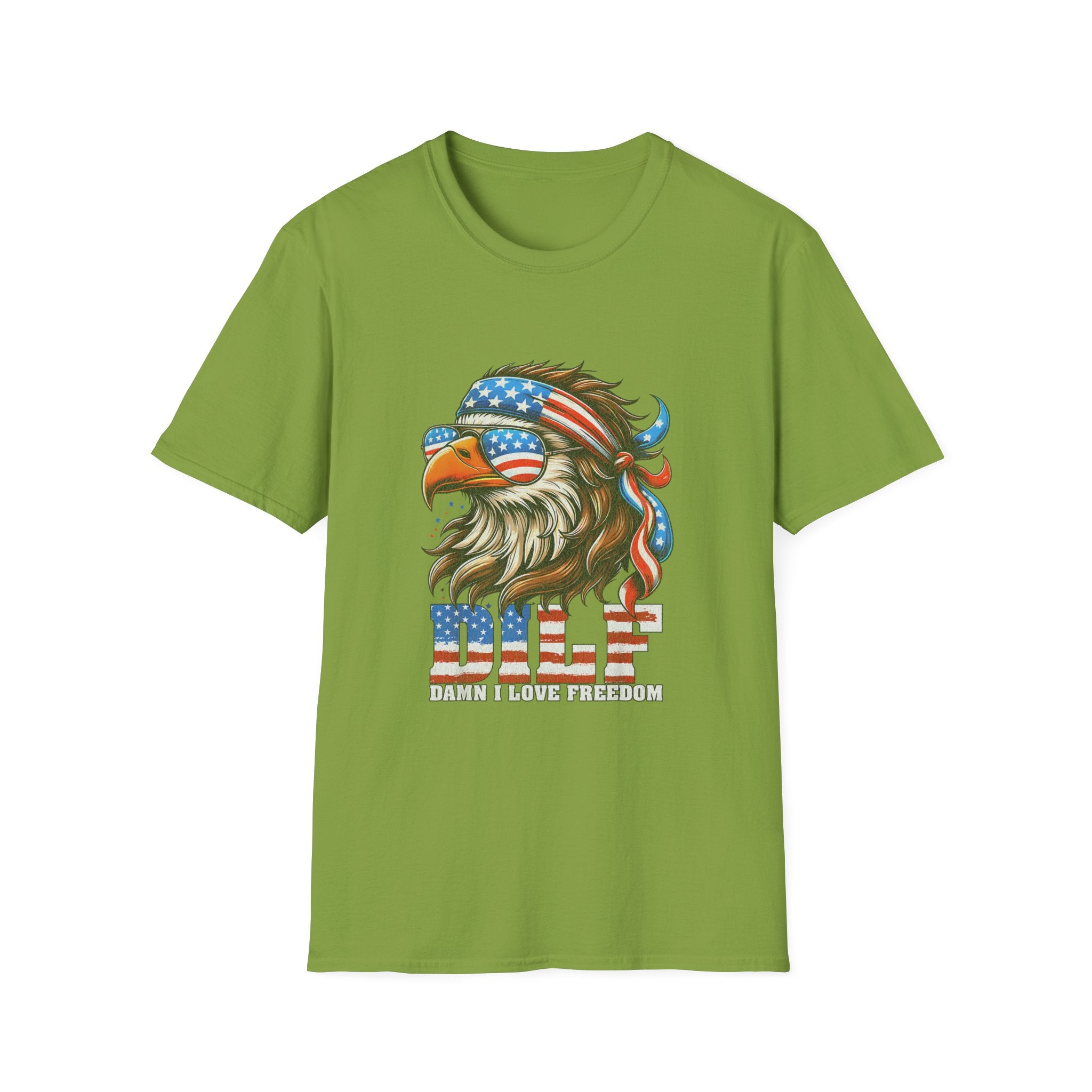 America Bald Eagle MILF – Man I Love Freedom USA 4th of July T-shirt