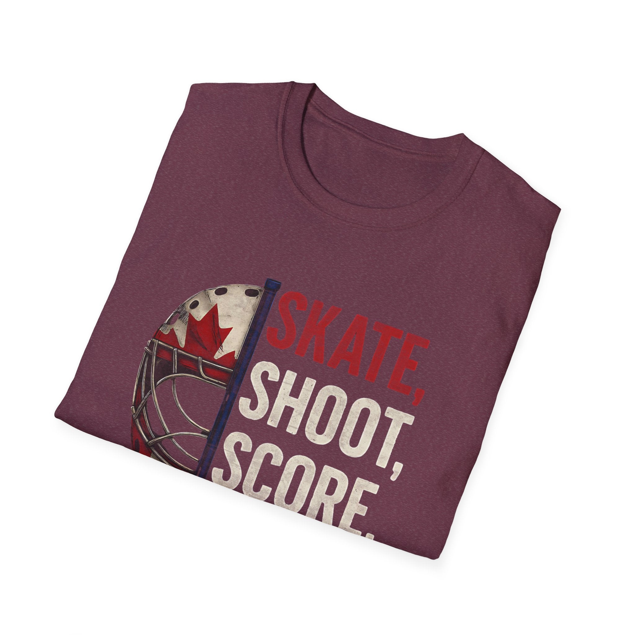 Hockey Skate Shoot Score Hockey Canada T-Shirt