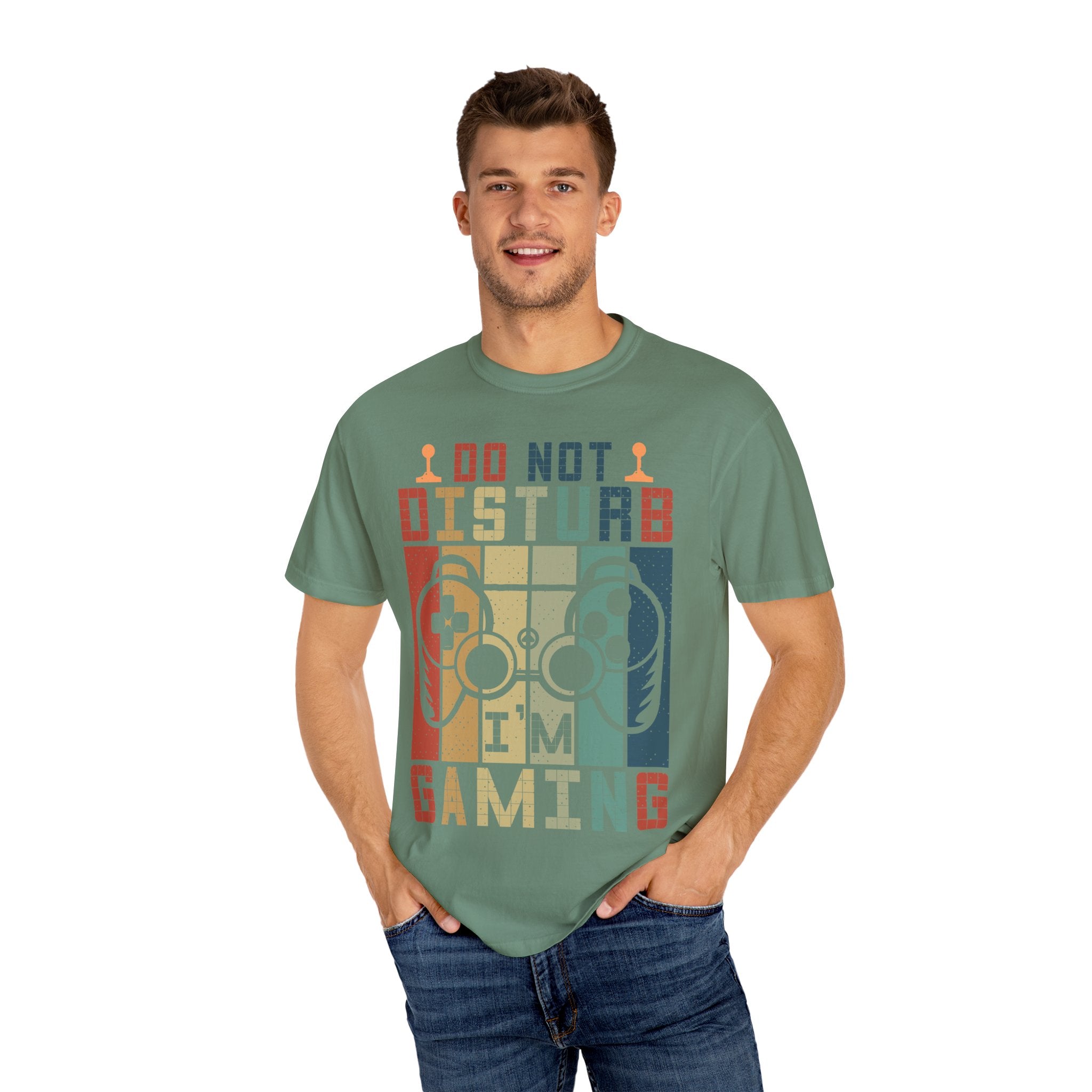 Do Not Disturb, I Am Gaming Retro Gamer T-shirt