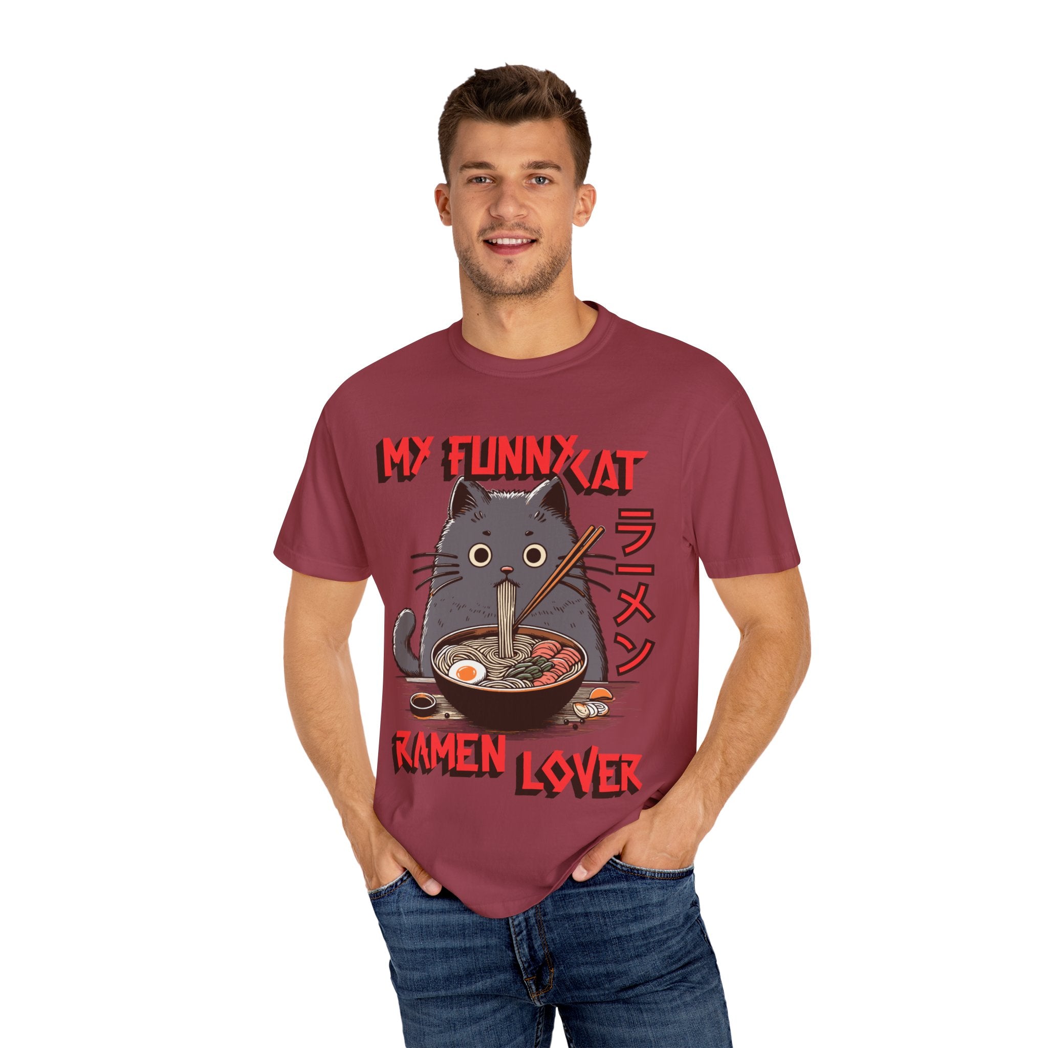 My Funny Cat Ramen Anime Lover T-shirt