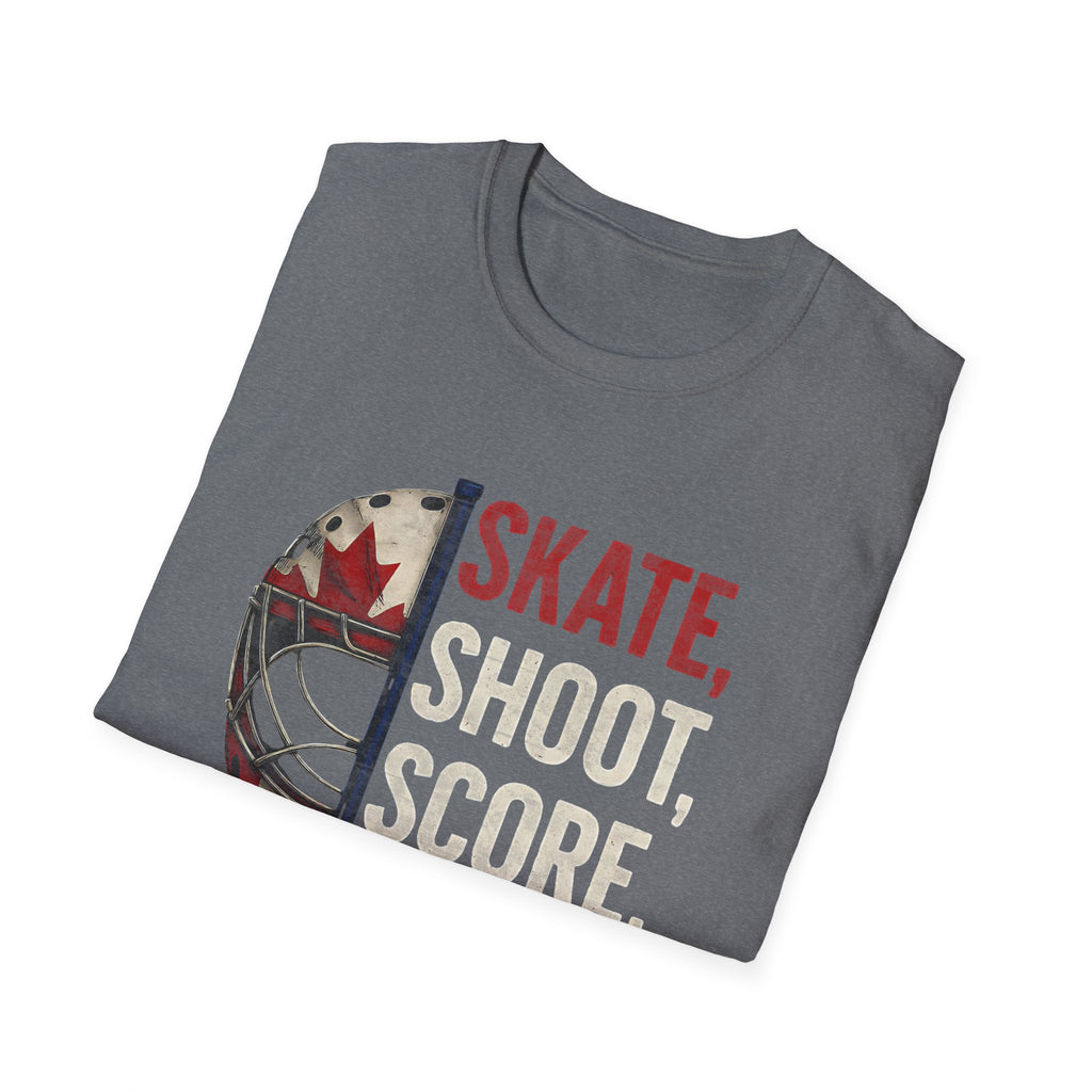 Hockey Skate Shoot Score Hockey Canada T-Shirt