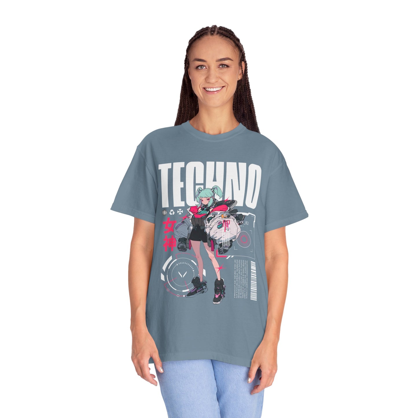 Techno Anime Girl T-shirt