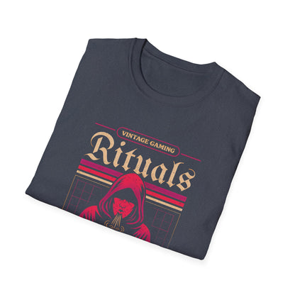Vintage Gaming Rituals Retro Old School Gamer T-Shirt
