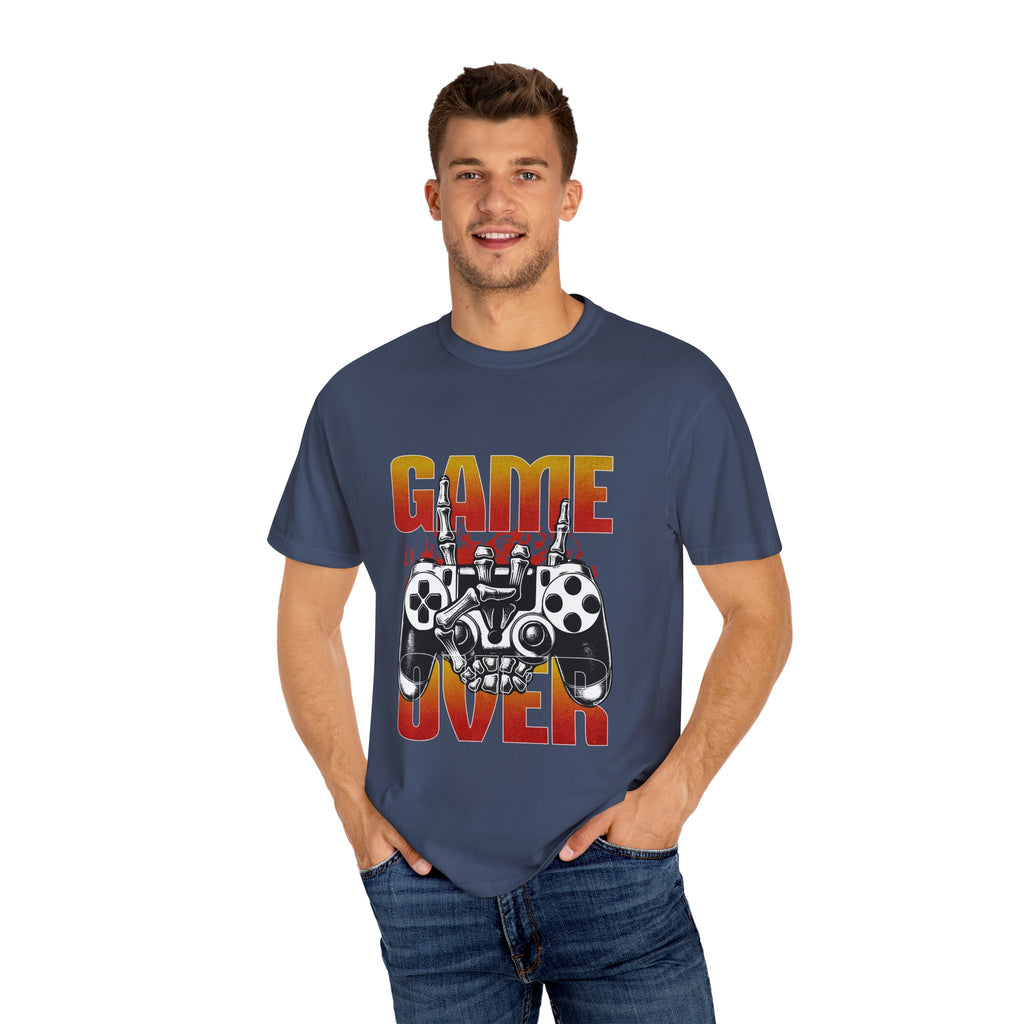 Skeleton Gamer Game Over T-shirt