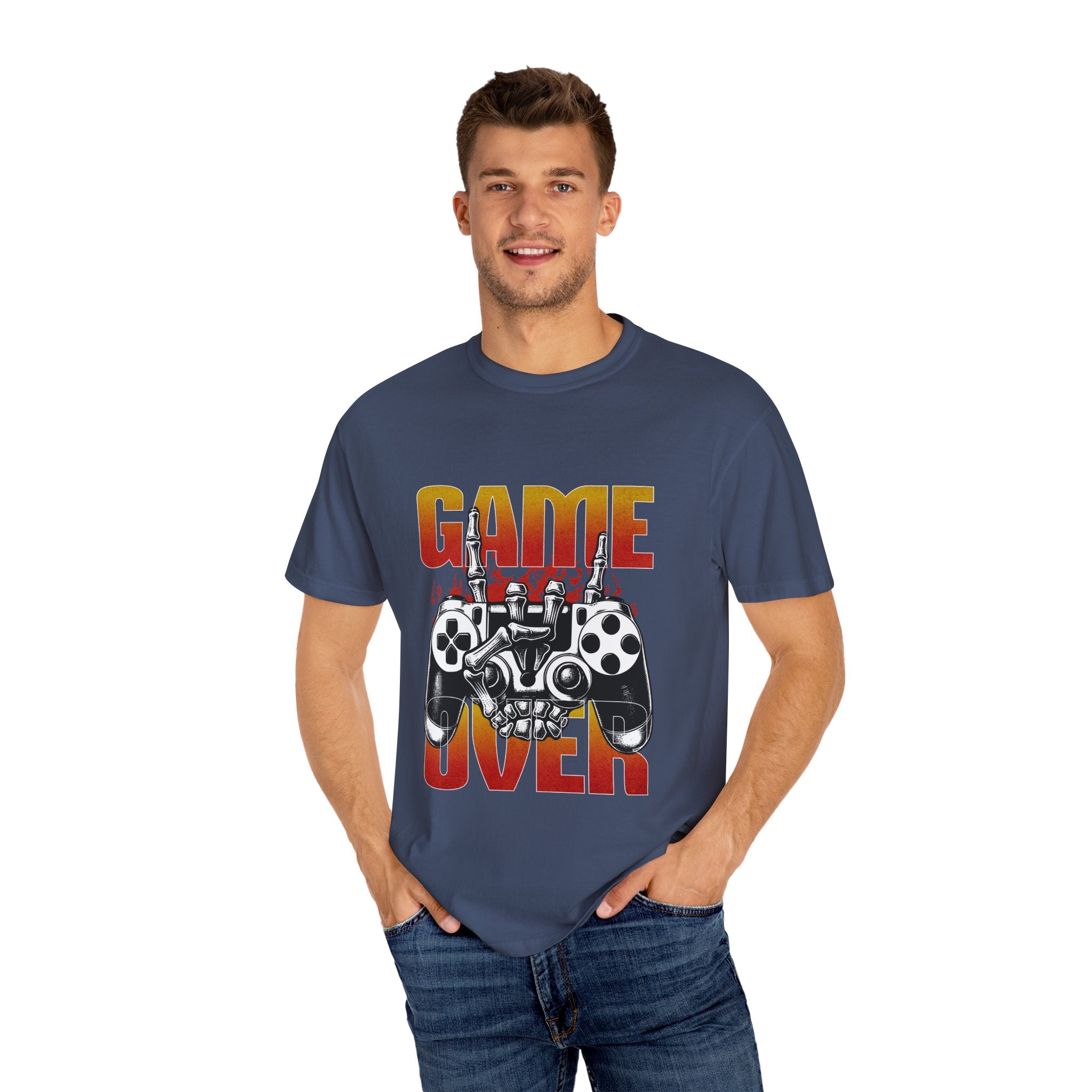 Skeleton Gamer Game Over T-shirt