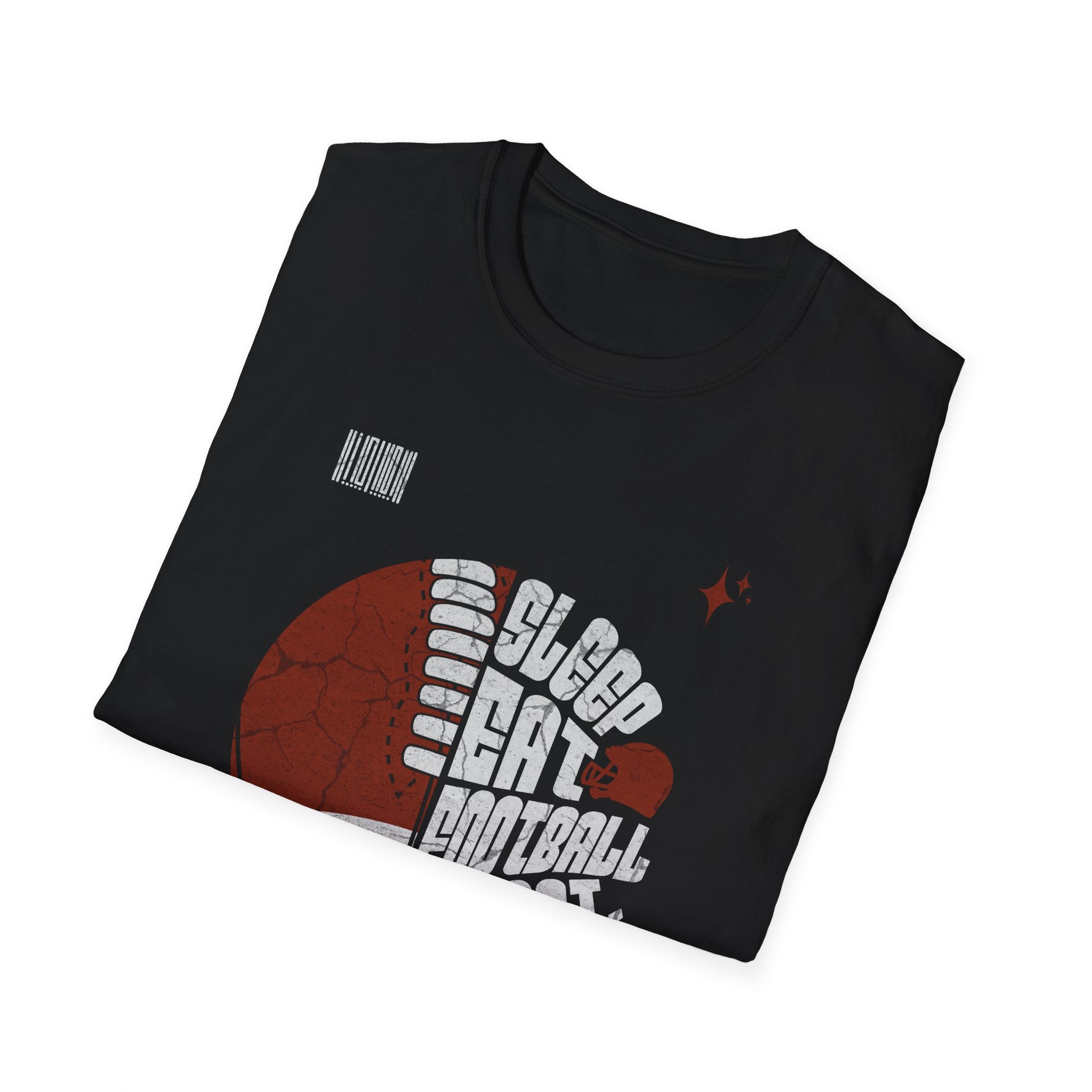 Eat Sleep Football Repeat Football Game Day T-Shirt