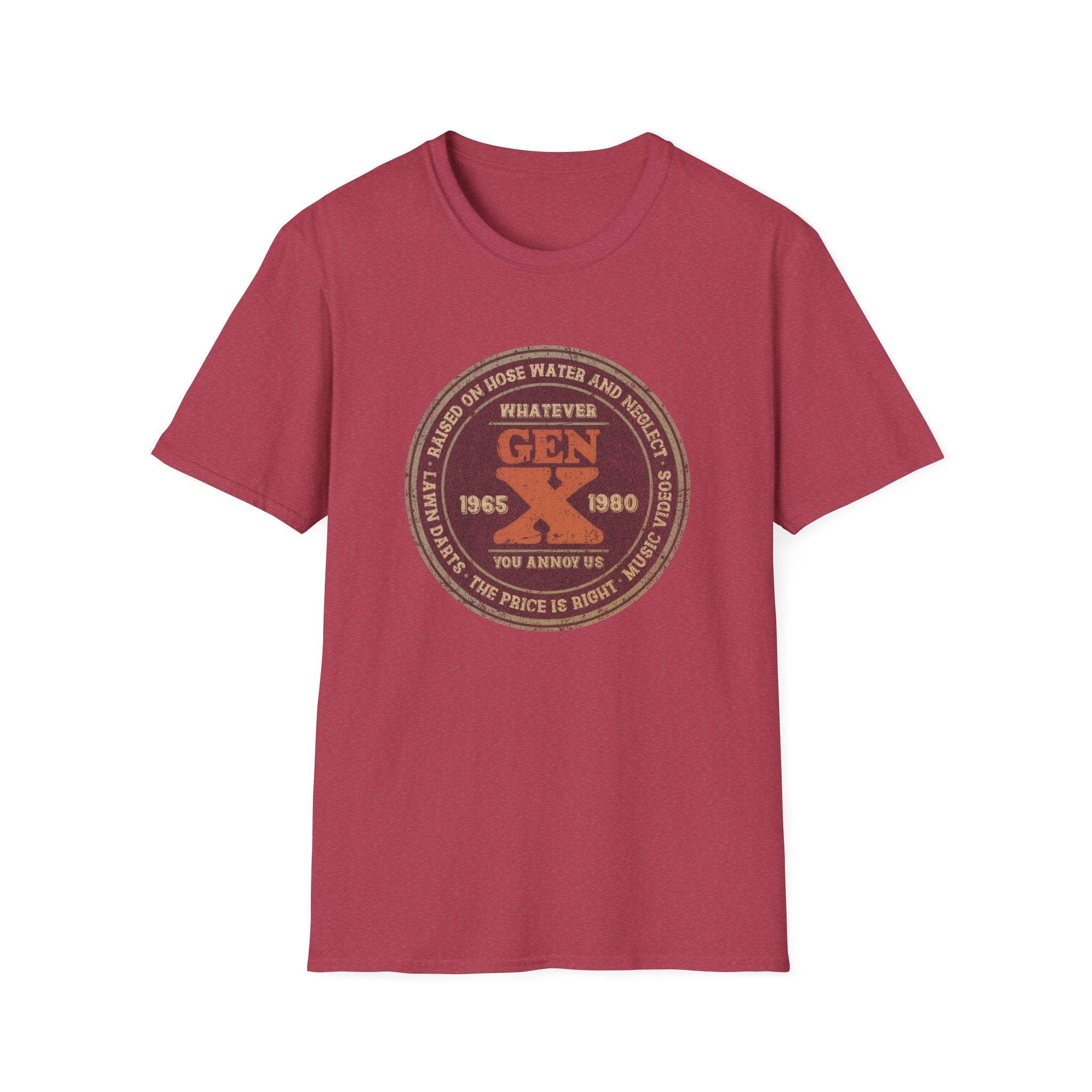 Raised on Hose Water and Neglect Retro 80s Gen X T-shirt