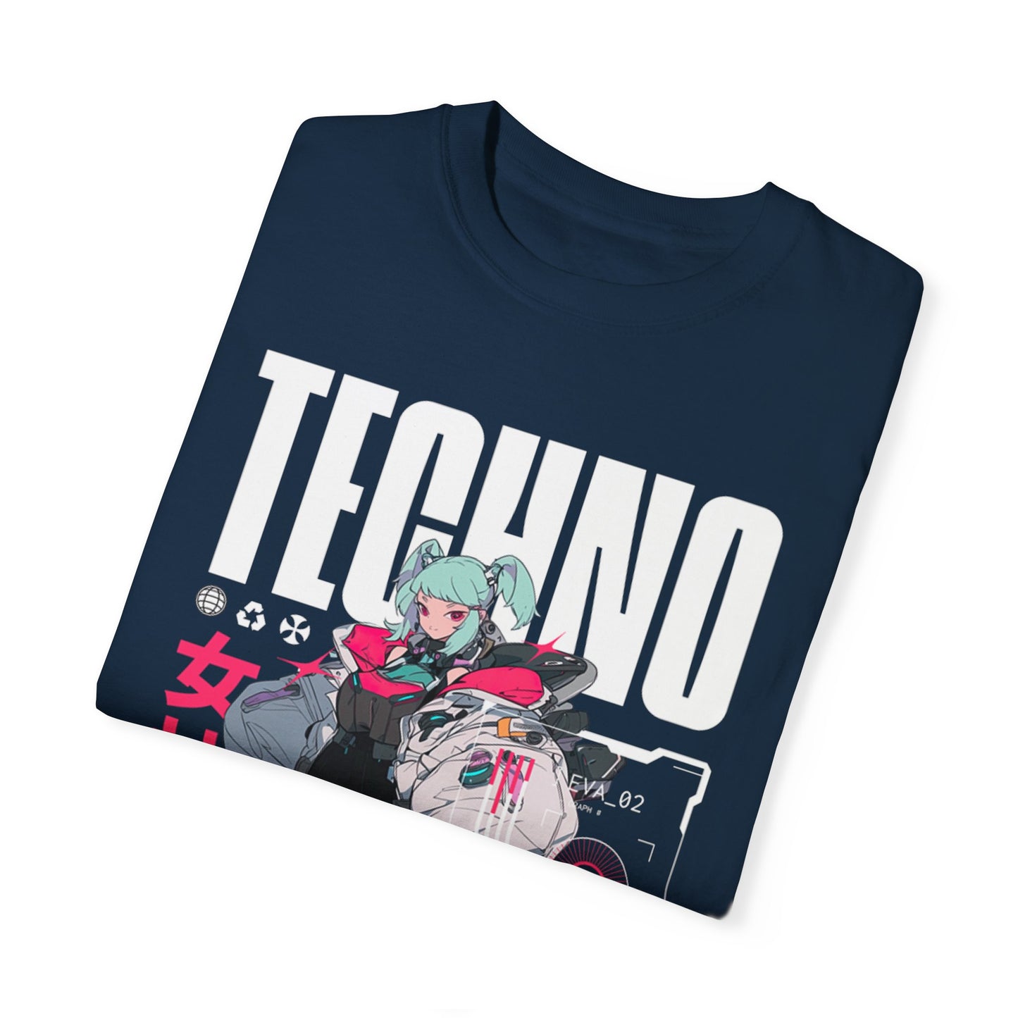 Techno Anime Girl T-shirt