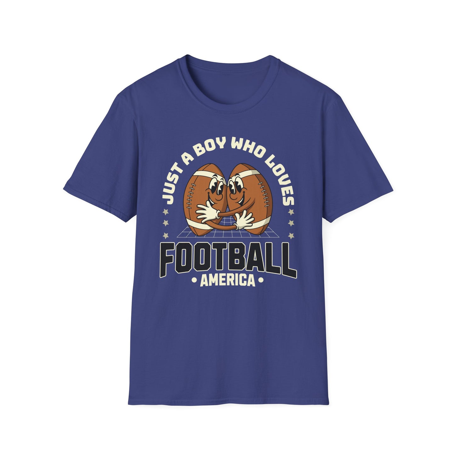 Just a Boy Who Loves Football Game Day T-Shirt