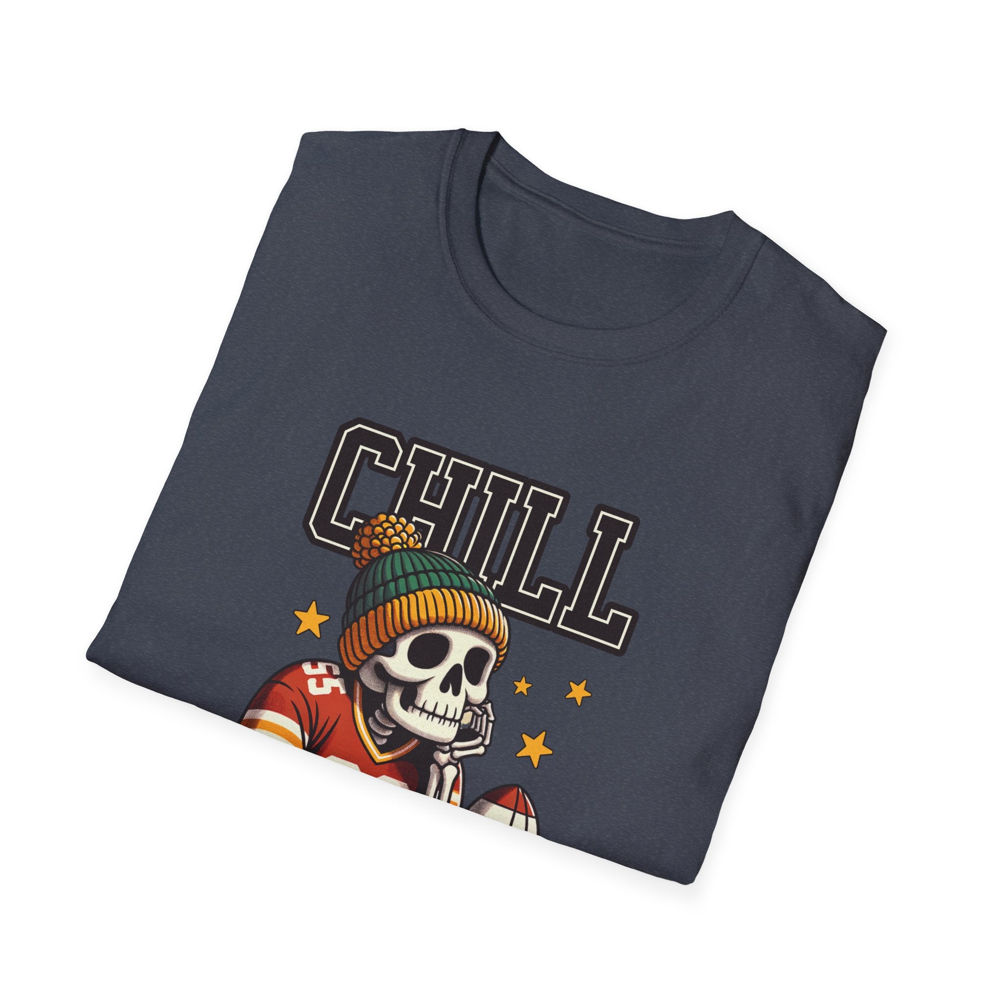 Coffee, Chill & Game Day Football Season T-Shirt