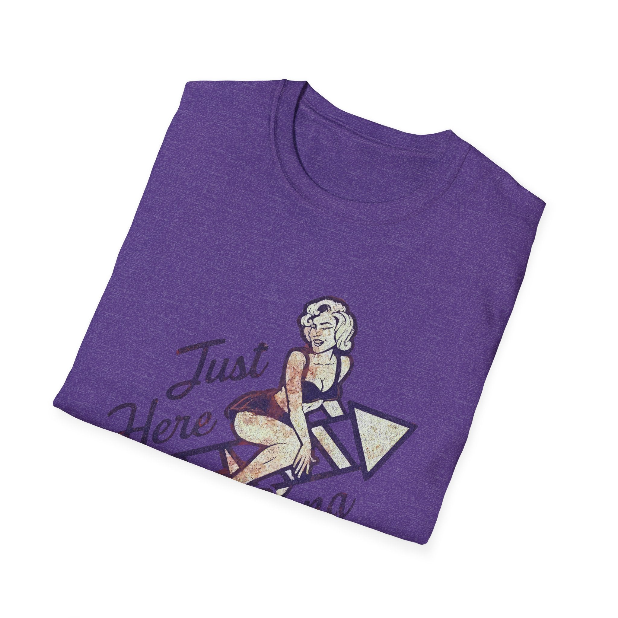 Just Here to Bang Firecrackers 4th of July Adult T-shirt