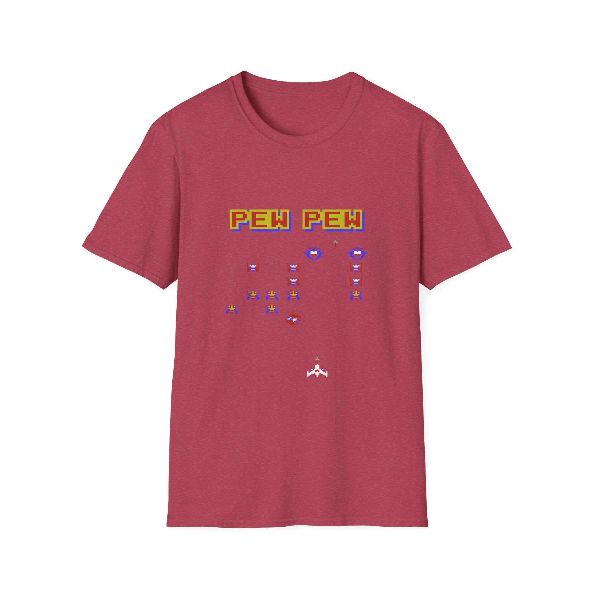 PEW PEW Retro Video Game Vintage Gaming Gamer T-Shirt