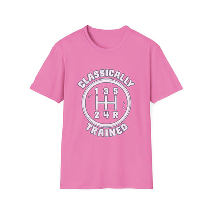 Classically Trained Stick Shift Hot Rod Gearhead Vintage Car T-Shirt