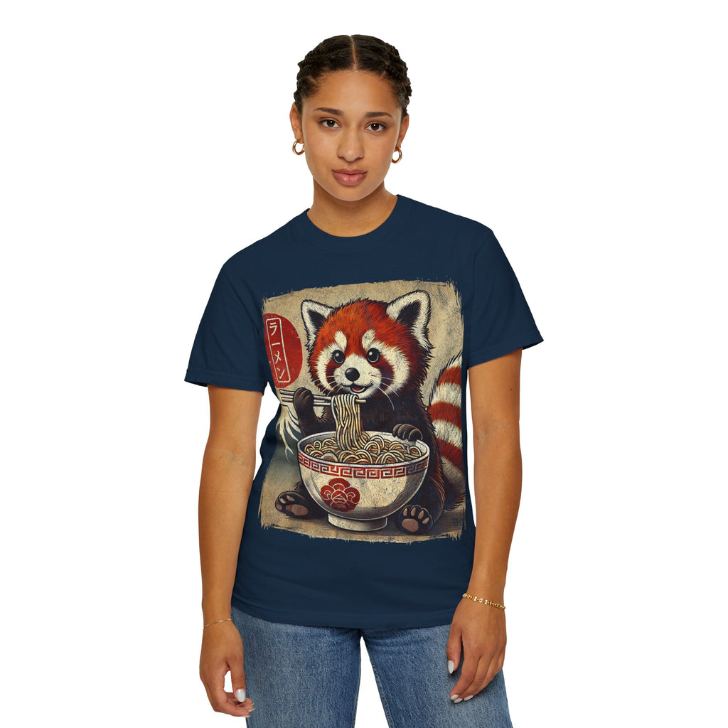 Ramen Time – Japanese Anime Red Panda T-shirt