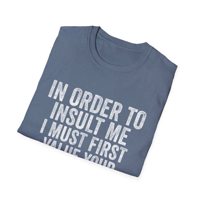 Joke Sarcastic Tee Hilarious Adult Graphic T-shirts