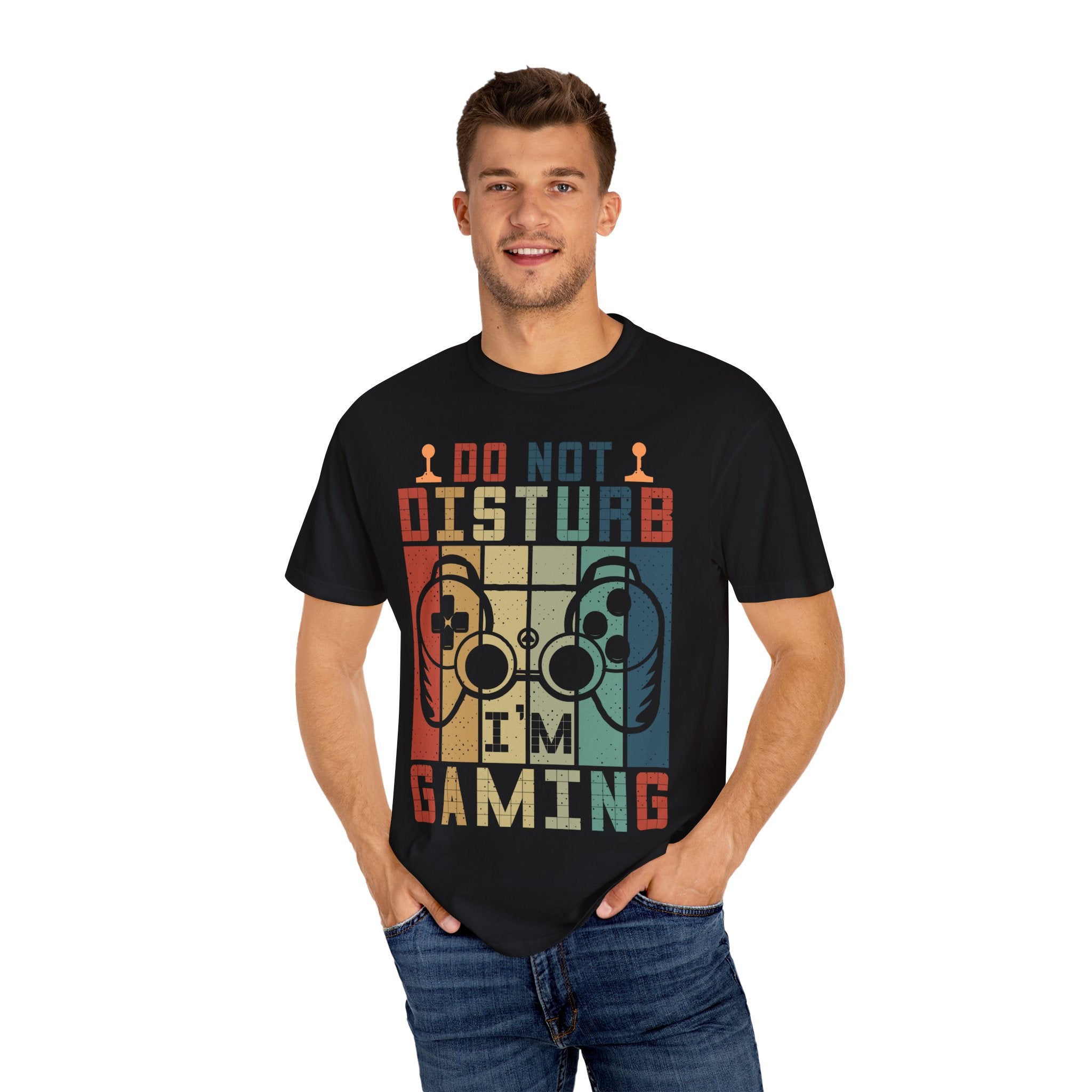 Do Not Disturb, I Am Gaming Retro Gamer T-shirt