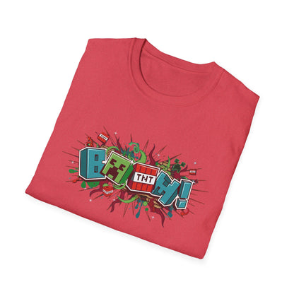 Funny Mining Gamer Pixel Boom Gaming Miner T-Shirt