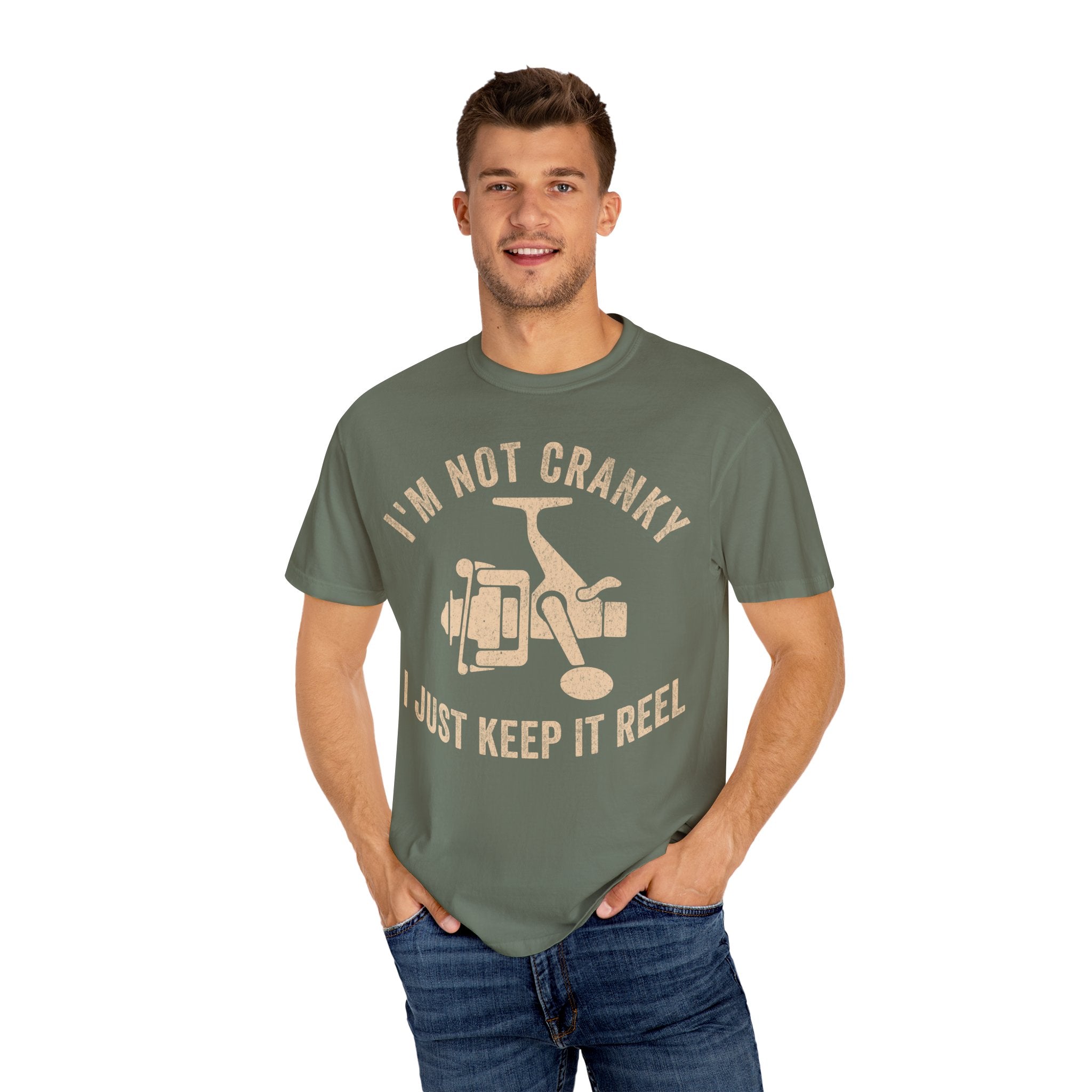 Fisher Dad – I’m Not Cranky, I Just Keep It Reel Father’s Day T-shirt