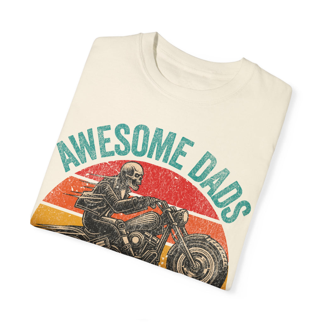 Awesome Dads Have Tattoos and Bikes – Father’s Day Biker T-shirt