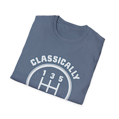 Classically Trained Stick Shift Hot Rod Gearhead Vintage Car T-Shirt